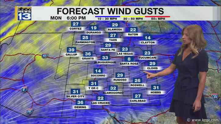 Hot and windy weather continues across New Mexico