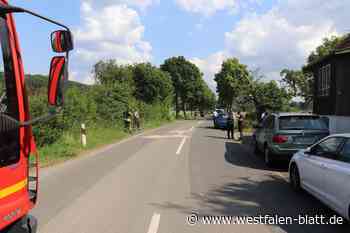 Zwei Motorräder kollidieren bei Unfall in Schönenberg