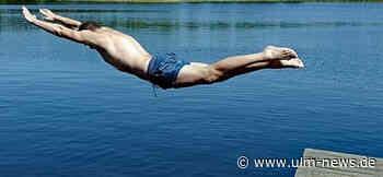 Hechtsprung in flaches Wasser