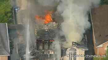 Massive house fire breaks out in Woodbridge