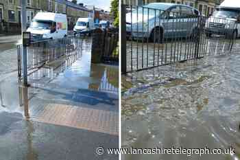 Heavy downpours causing havoc on major Blackburn roads