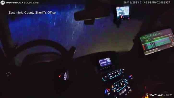 Watch: Florida deputy and man get sucked into drain pipe