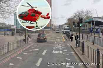 Man injured after e-scooter and car crash in Poplar