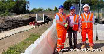 Final underpass on Northumberland Line being installed using cutting edge tech