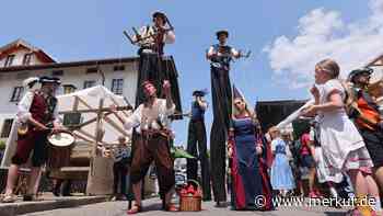 „Alle waren total begeistert“: 3000 Menschen beim Lenggrieser Flößerfest