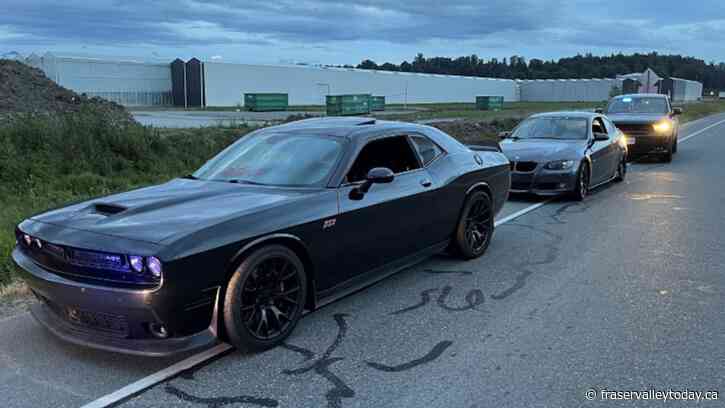 Abbotsford Police arrest reckless drivers going over 130 km/hr in a 50 zone