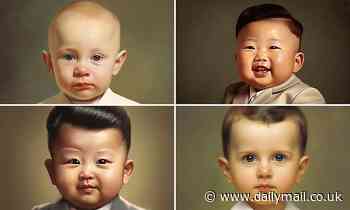 Can YOU spot the evil dictator.... as a baby? AI reimagines world leaders as infants