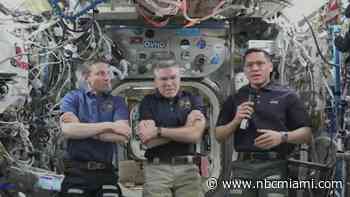 ‘It's an honor to represent Miami': Local astronaut joins NASA crew, shares what it takes to live in space