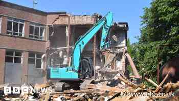Demolition begins at former hospital