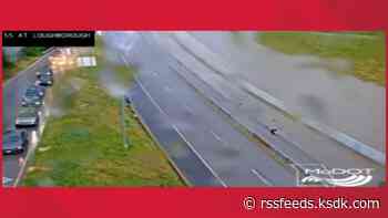 Flash flooding shutters I-55 near Loughborough