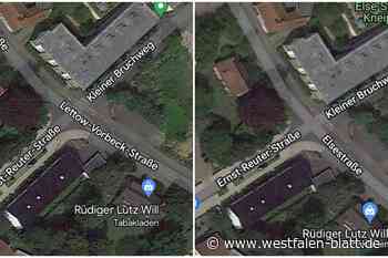 Nach einem Jahr verschwindet Lettow-Vorbeck-Straße auch bei Google Maps