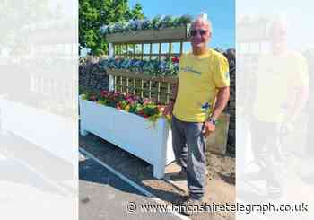 Floral planters have been introduced in Cliviger this summer