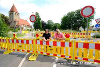 Sperrung Bünder Straße: Geschäftsleute fühlen sich übergangen