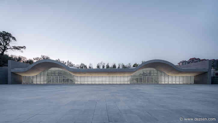 Wutopia Lab tops underground museum in China with sweeping concrete roof