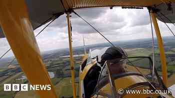 Video: Cambridge Tiger Moths fly to new Bedfordshire home