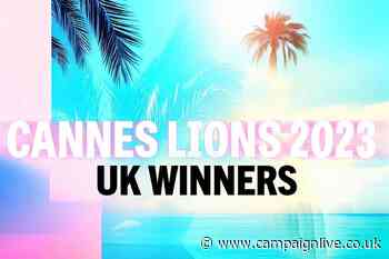 Cannes Lions 2023: rolling UK winners table