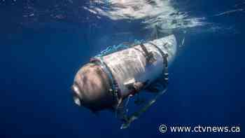 Search continues for Titanic-bound submarine carrying 5 people