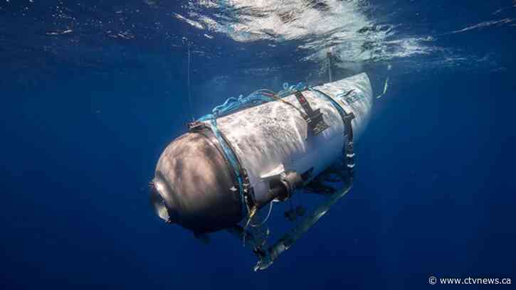 Search continues for Titanic-bound submarine carrying 5 people