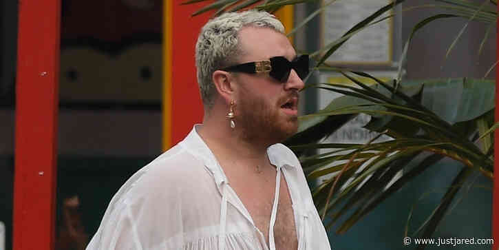 Sam Smith Flashes Their Underwear During Afternoon Out With Friends