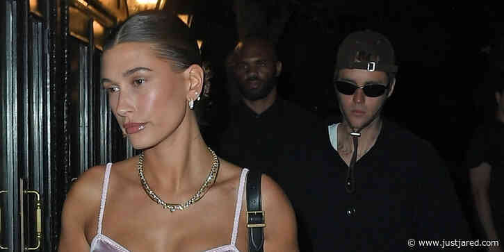 Hailey Bieber Channels Barbie in Dreamy Pink Dress for Date Night with Justin Bieber