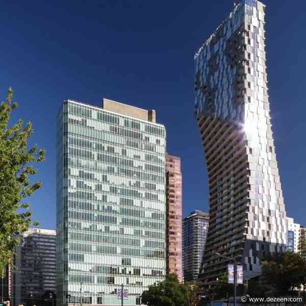 Kengo Kuma unveils "sculptural and iconic" skyscraper in Vancouver