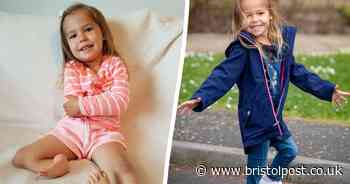 Girl born with legs facing backwards dreams of becoming a gymnast after surgery