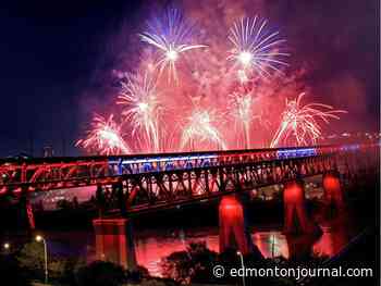 Canada Day 2023 fireworks to light up Edmonton's river valley