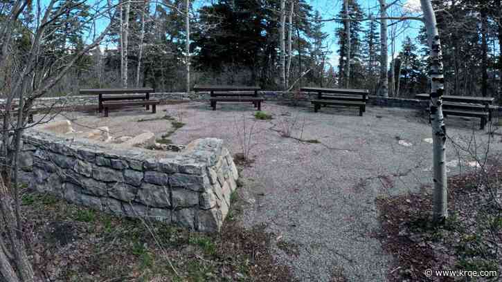 Picnic area near Sandia Crest undergoing renovations