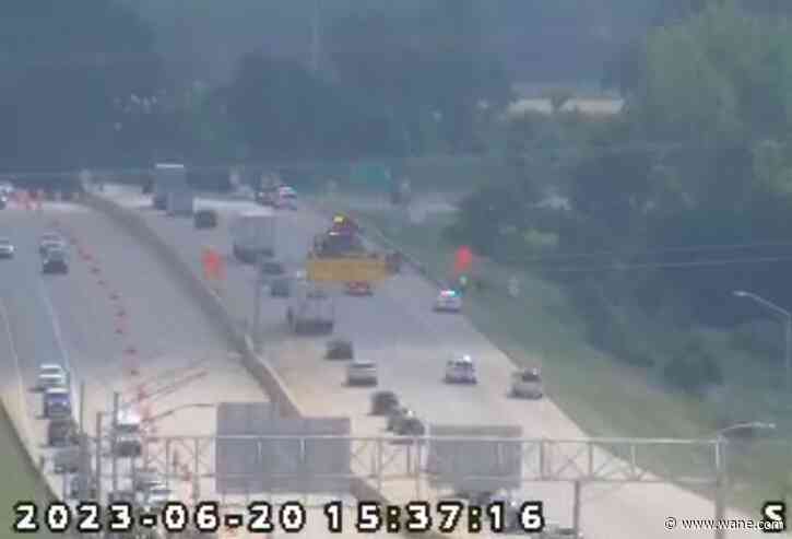 Traffic flowing again after crash on I-69 near US 24