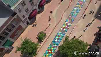 Indigenous artists design 'beaded' Path to Reconciliation mural in downtown Regina