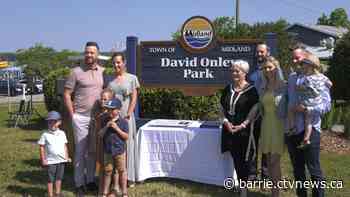 David Onley's legacy honoured at 10th anniversary celebration at Midland's David Onley Park