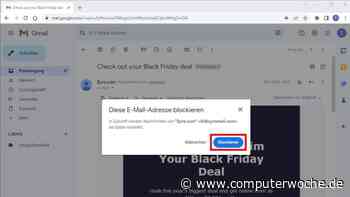 Gmail: Unerwünschte Absender blockieren