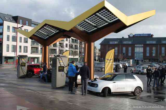 Extra laadpaal voor snellaadstation in Aalter