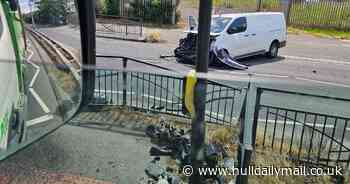 Long delays in Hull after van smash on Hedon Road - updates
