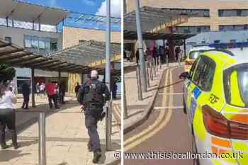 Central Middlesex Hospital: Police arrest man after stabbings