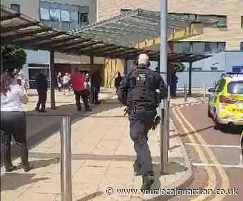 Armed police arrest man at Central Middlesex Hospital