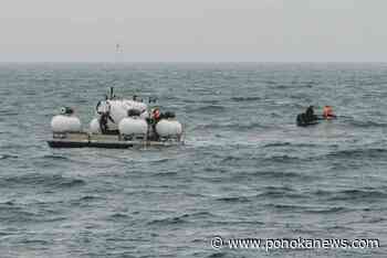 Canadian plane detects underwater noise in sub search at Titanic wreck site