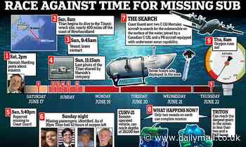 Titanic sub: The sonobuoys being used to scour the Atlantic