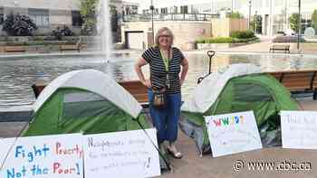 This Barrie grandmother is protesting a plan to ban giving food to homeless people on city property