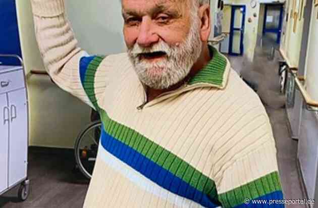 POL-H: Öffentlichkeitsfahndung: Schwer erkrankter Senior aus Pflegeheim verschwunden - Wer kann Hinweise geben?