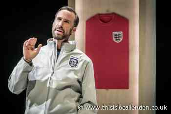 Joseph Fiennes uncanny as Gareth Southgate at National Theatre