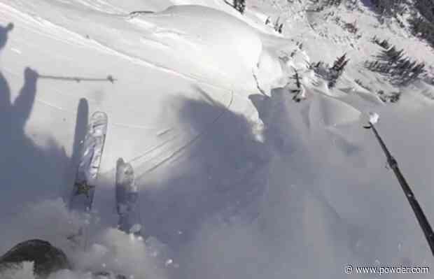 Alexi Godbout Cuts It Close In The Backcountry
