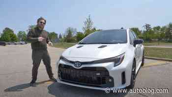 Autoblog Garage Video: 2023 Toyota GR Corolla Morizo Edition