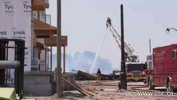 Fire destroys 10 homes under construction in Oakville