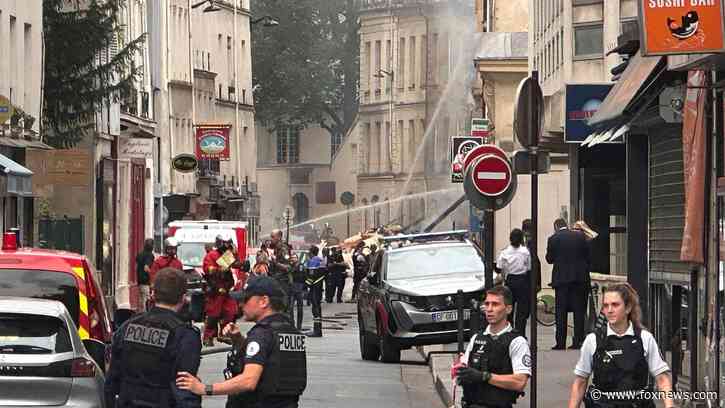 Paris explosion ignites massive fire in France's capital, several injured as smoke plume visible across city