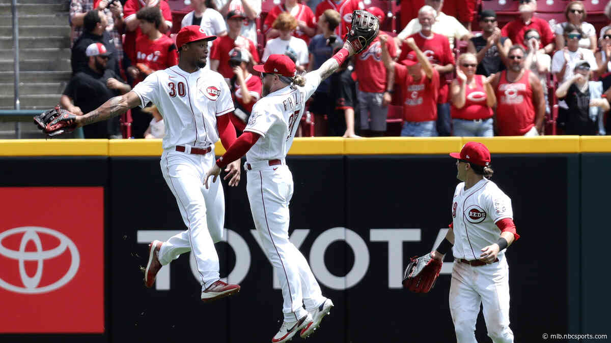 Jake Fraley’s homer sends the surging Reds to their 11th straight win, 5-3 over the Rockies