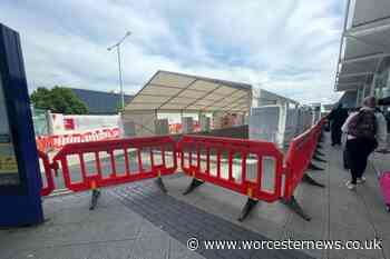 Birmingham Airport is a 'building site' as £40m project continues