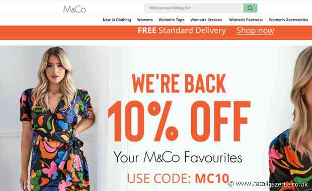 M&Co relaunches website under new owner