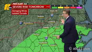 Rounds of rain and storms