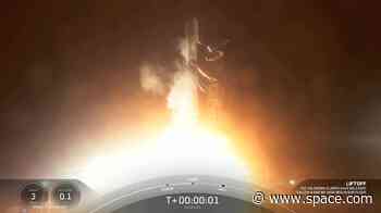 SpaceX launches 47 Starlink satellites, lands rocket at sea